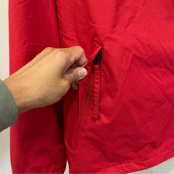 Columbia Men's Red Portland Windbreaker Jacket Size XL EUC - Picture 6 of 11